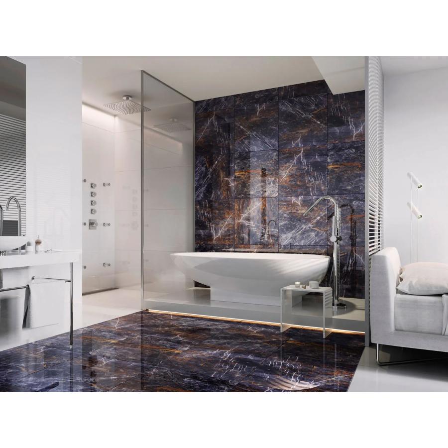 CERAMSTIC UNIKATO ARTE BLUE POLISHED 60X60 (1.44 M2)