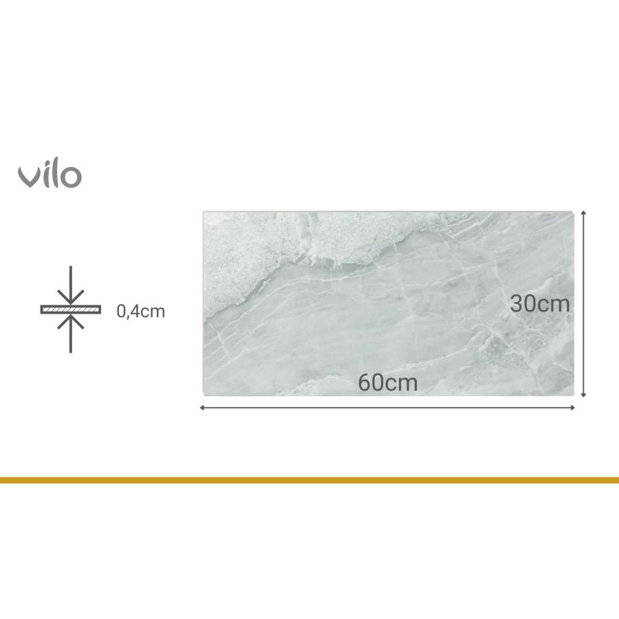 VILO SPC WALL PANEL ASH GREY   60X120 2.88M2