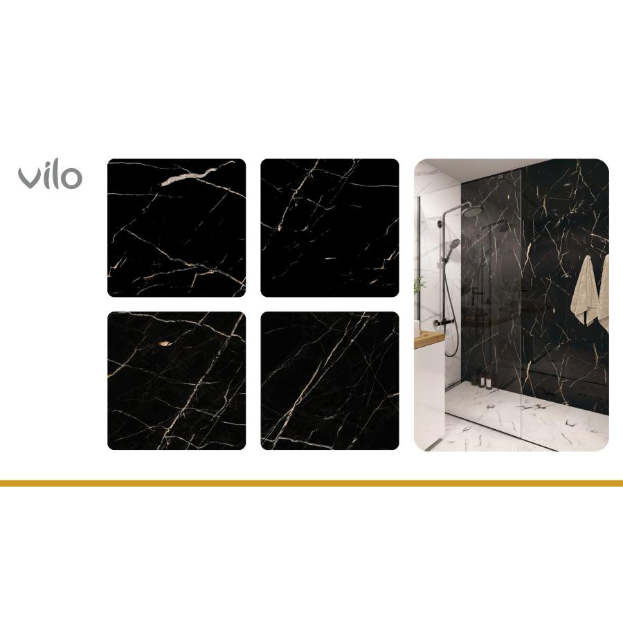 VILO SPC WALL PANEL CALACATTA BLACK 60X120 (2.88 M2)