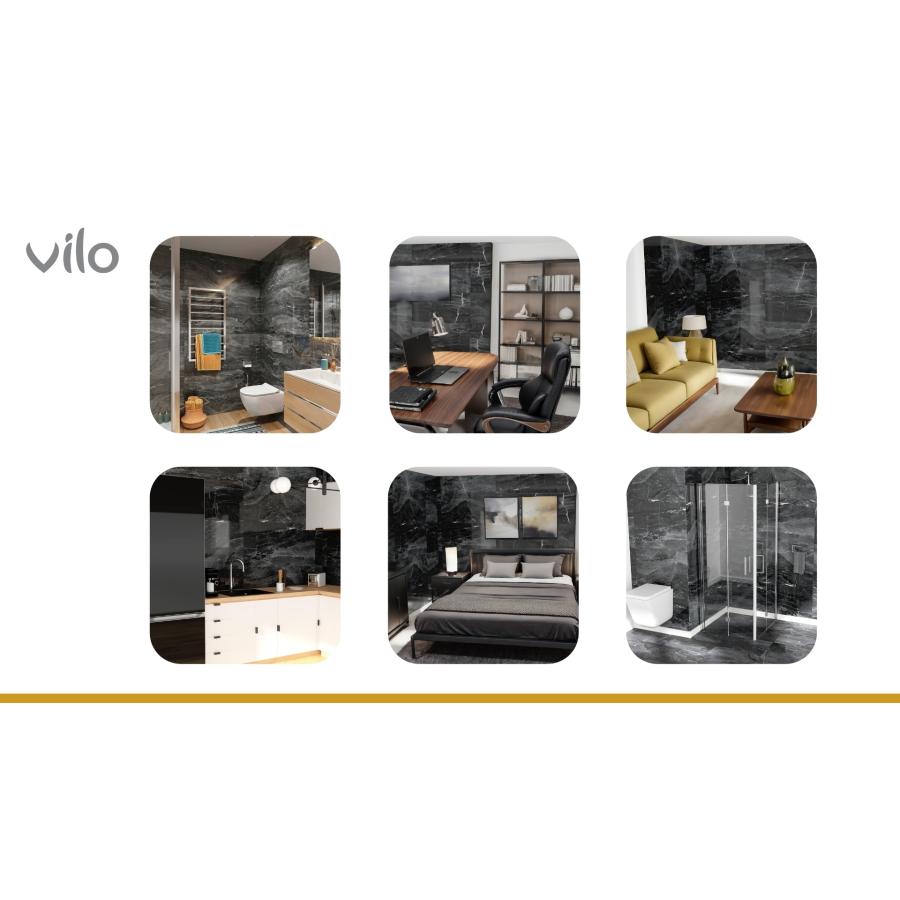 VILO SPC WALL PANEL DARK STONE 30X60 (2.34 M2)