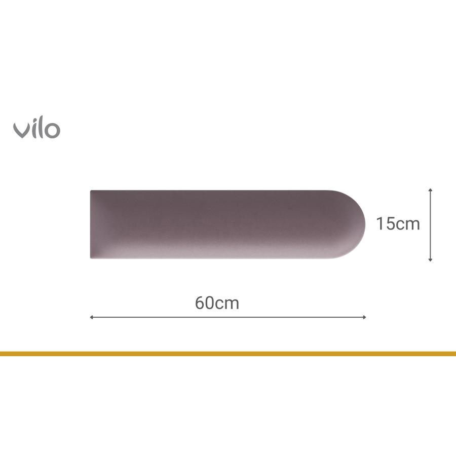 VOX VILO PANEL TAPICEROWANY 15X60 OVAL PUDROWY RÓŻ