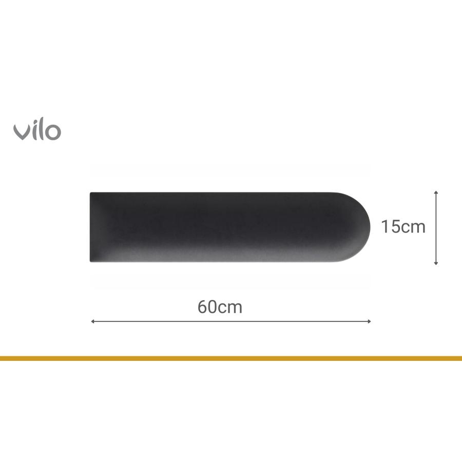 VOX VILO PANEL TAPICEROWANY 15X60 OVAL GRAFITOWY